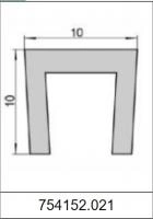 Профиль П-образный силиконовый 754152.021